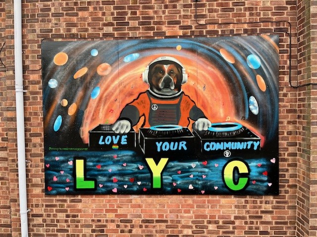 Young people create new community mural in Lillington