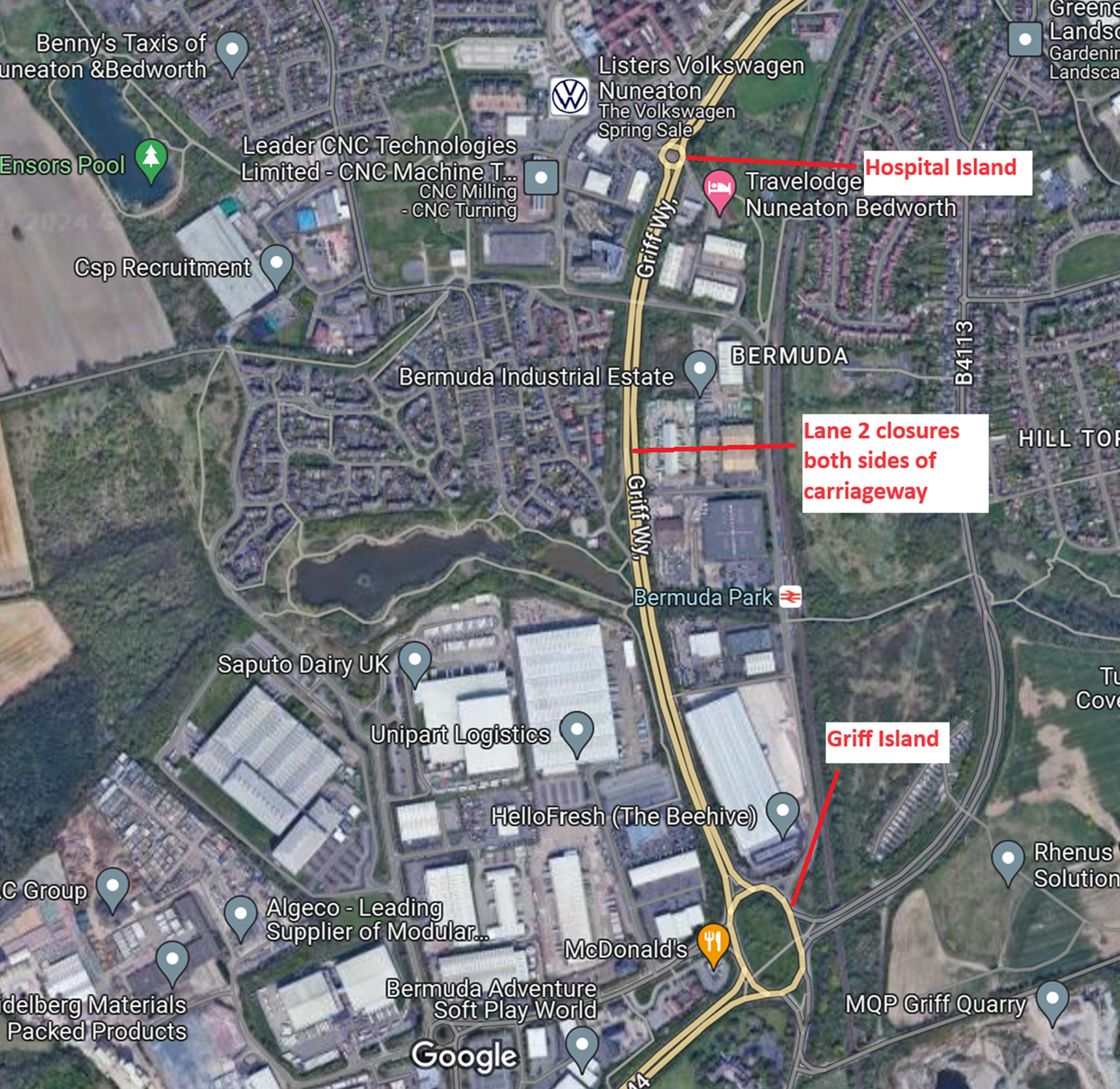 A444_Nuneaton_Resurfacing_Phase1