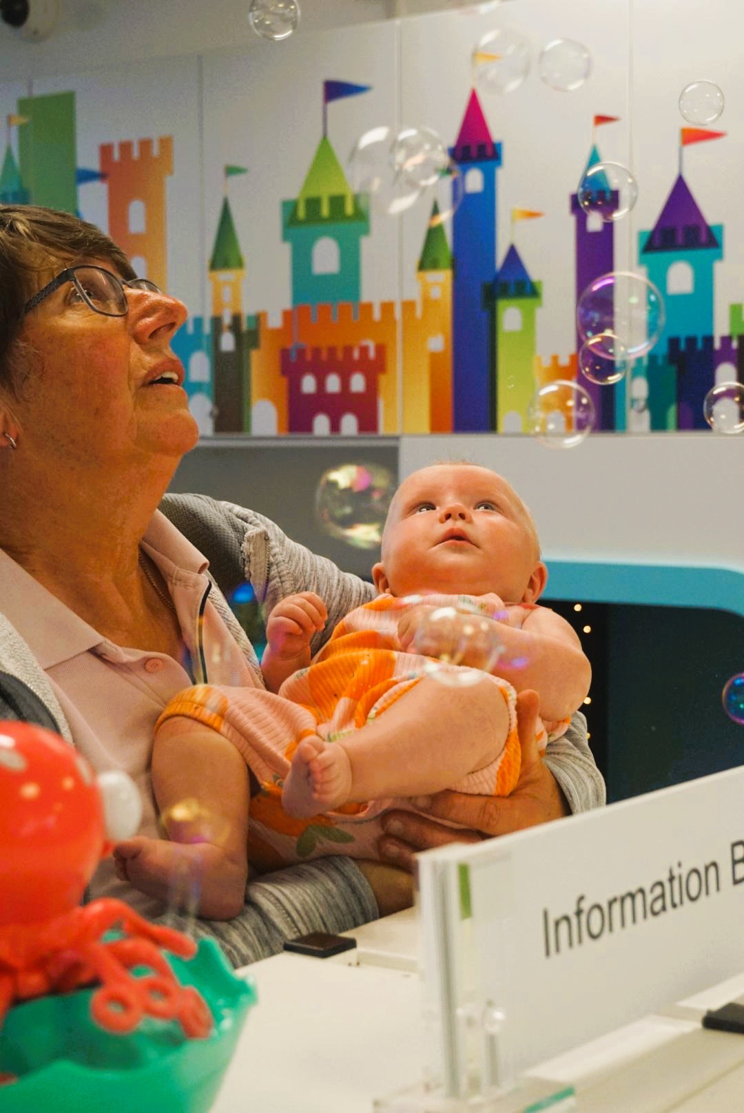 A baby in Warwickshire Libraries