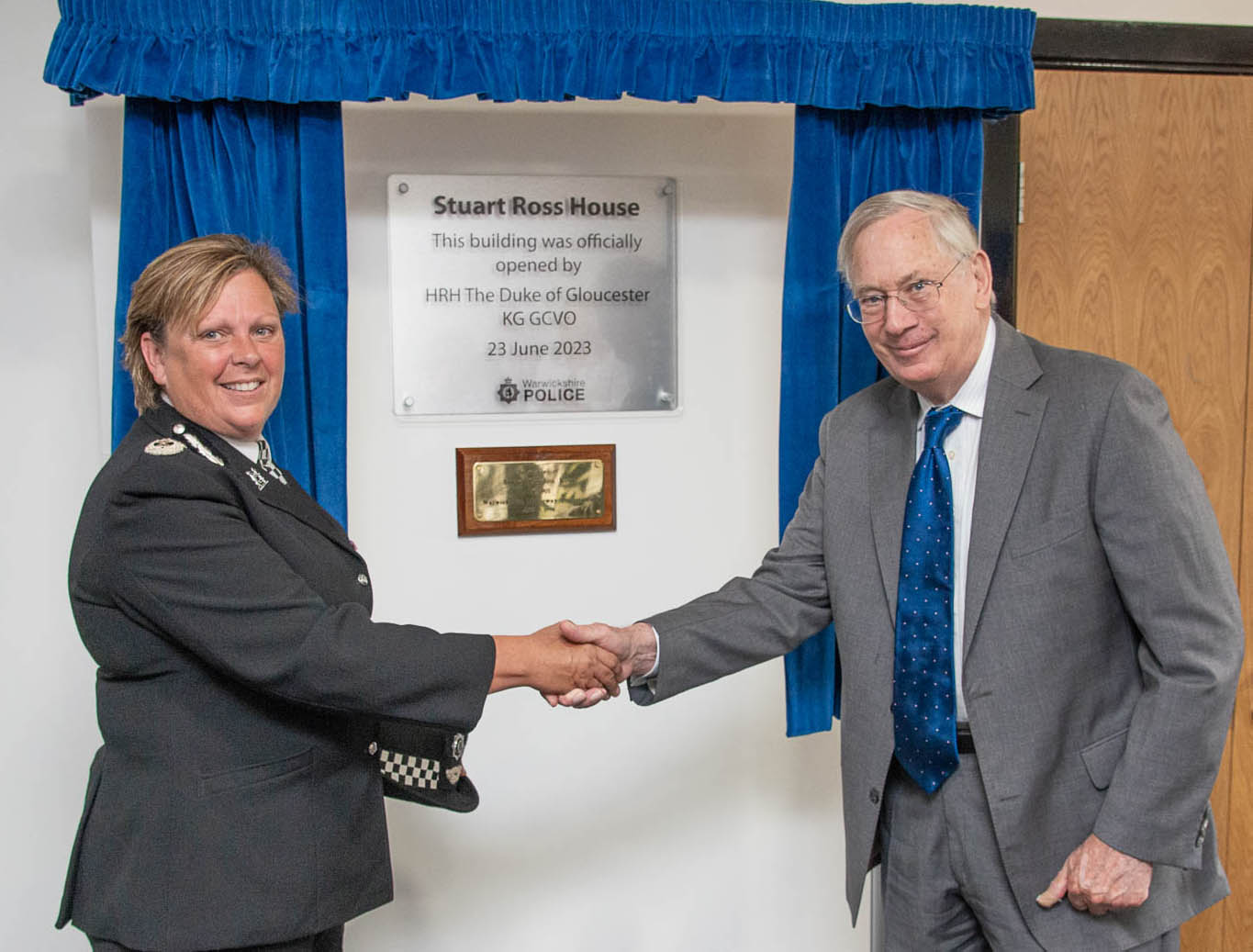 HRH The Duke of Gloucester opens Stuart Ross House.