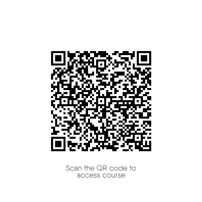 QR code for young carers course