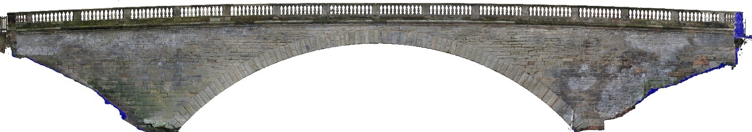 East elevation of the bridge