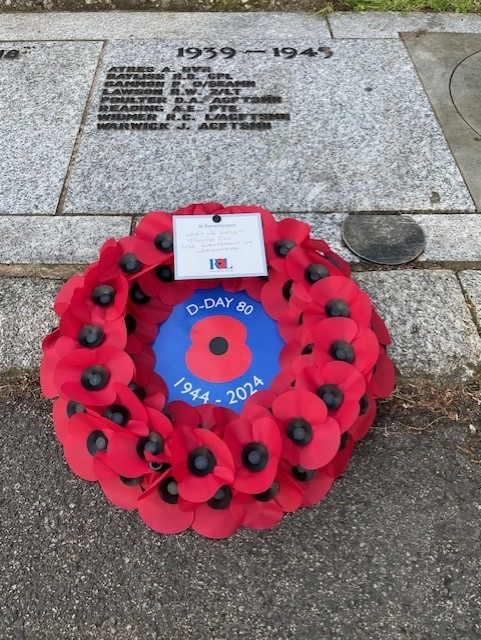 Memorial D Day wreath