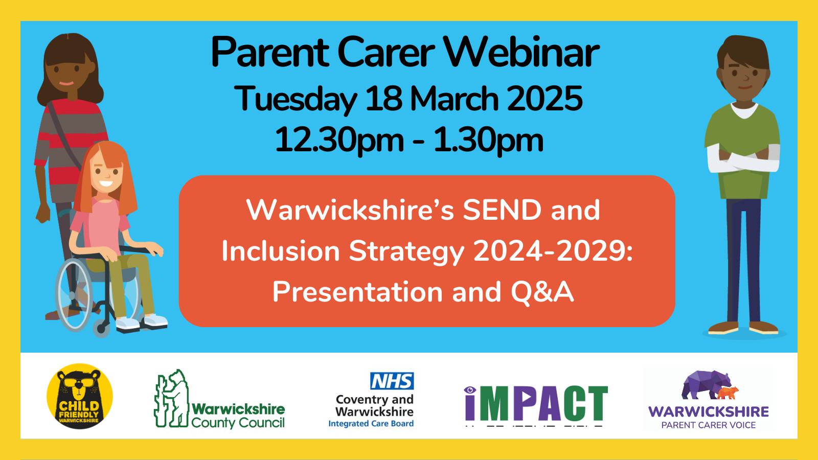 Parent Carer webinar - Launch of SEND Strategy 2024-2029