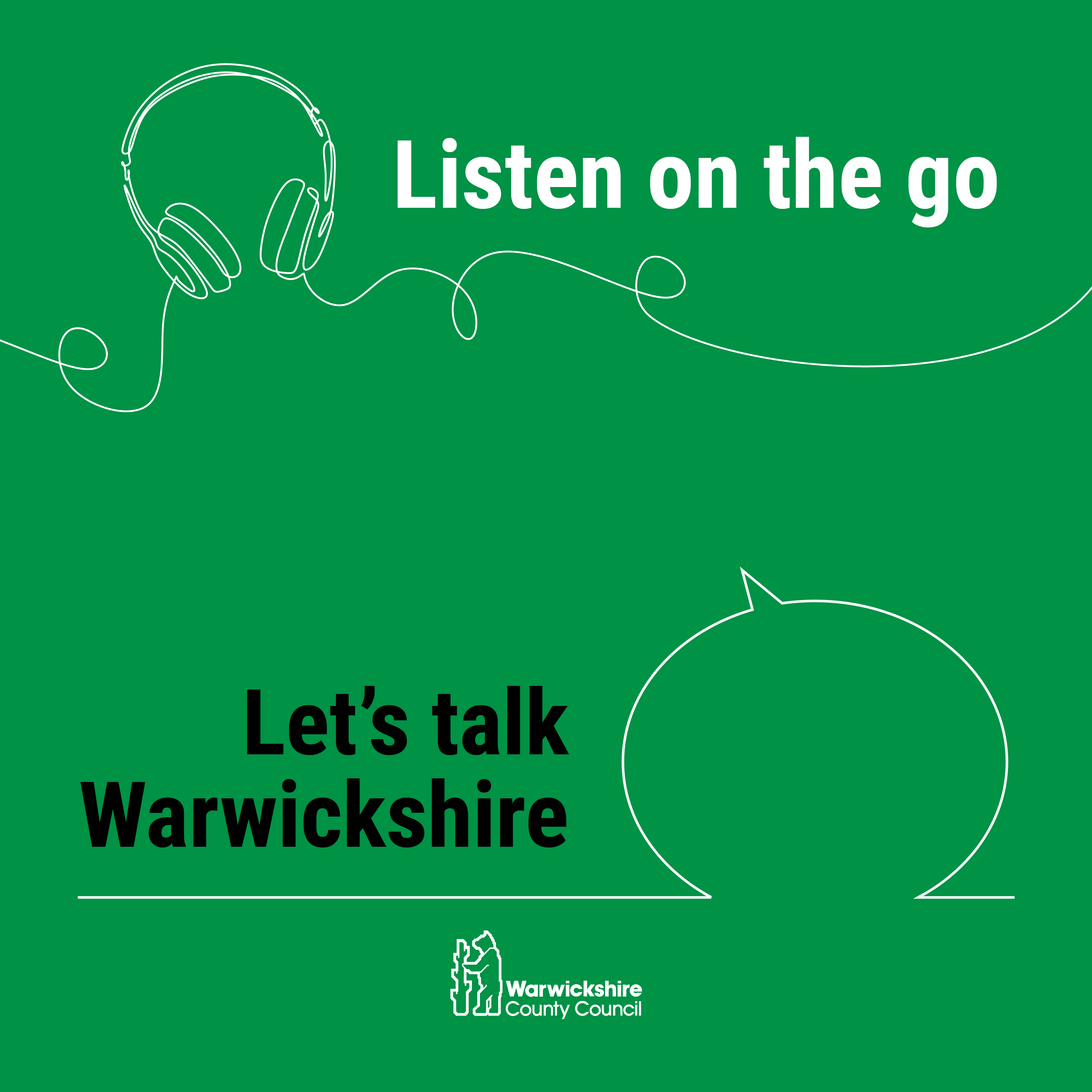 &quot;Let&#039;s talk Warwickshire&quot; promotional picture