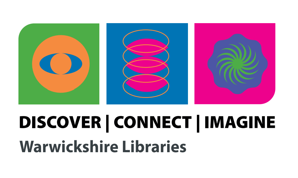 Warwickshire Libraries logo.