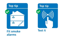 Fit and test your smoke alarms