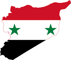 Syria Map Flag