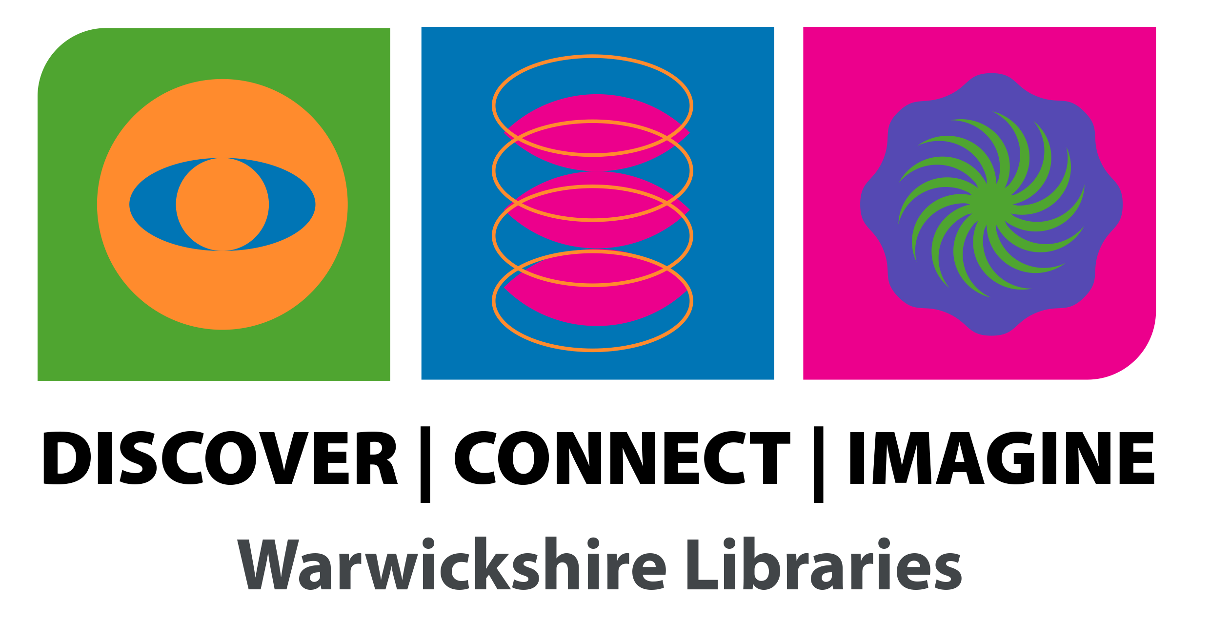 Warwickshire Libraries logo.
