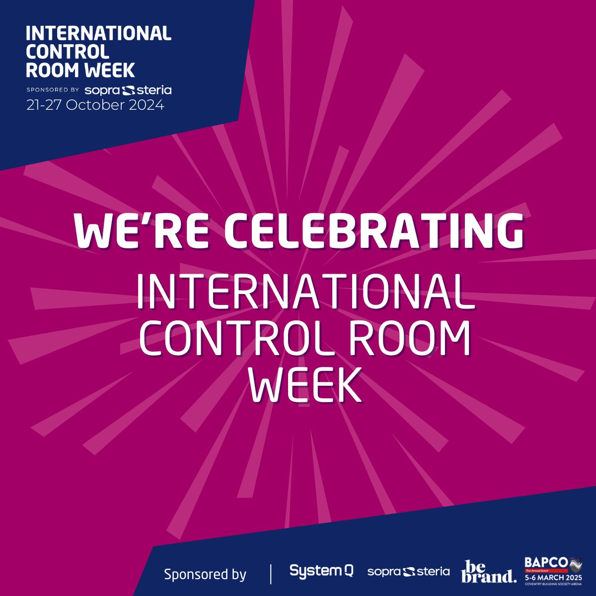 We are celebrating control room week 2024