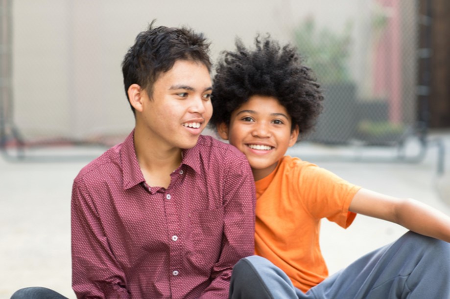 Photo of two young boys