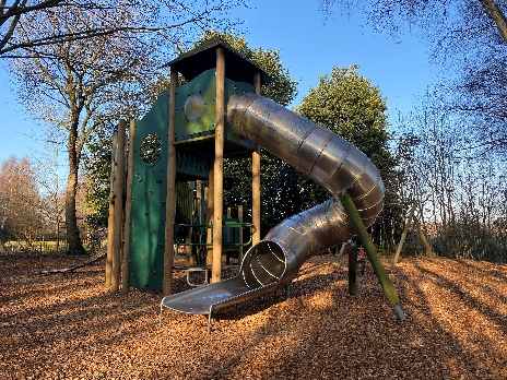 Slide at Pooley Country Park