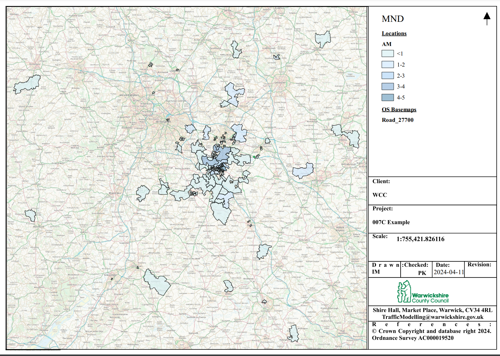 An example of Mobile Network Data